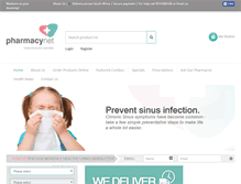 Tablet Screenshot of pharmacynet.co.za